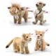 Steiff Le Roi Lion Coffret 4 pièces