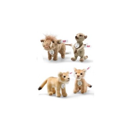 Steiff Le Roi Lion Coffret 4 pièces